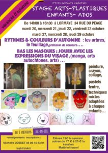 Stage arts-plastiques Enfants-Ados @ Lormaye 28210 | Lormaye | Centre-Val de Loire | France